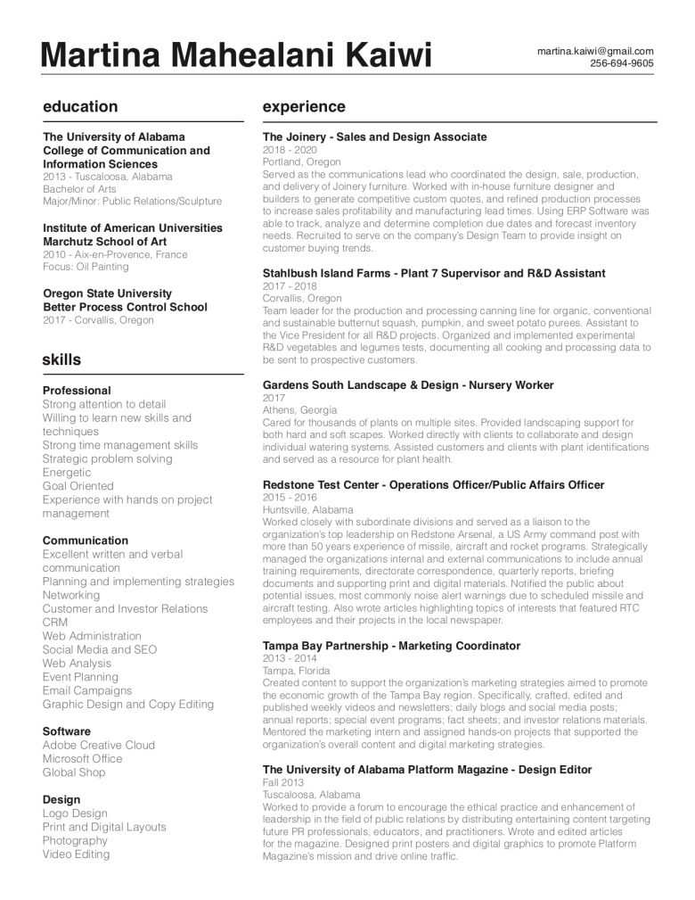 Martina Kaiwi_Resume